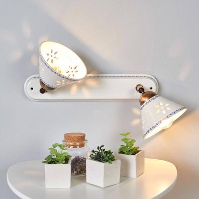 Ceramiche Wandlampe NONNA, dimmbar, weiß / opal, für Wohn- / Esszimmer, Keramik, Landhaus / Rustikal, Wandleuchte, Wandlampe Innen Image