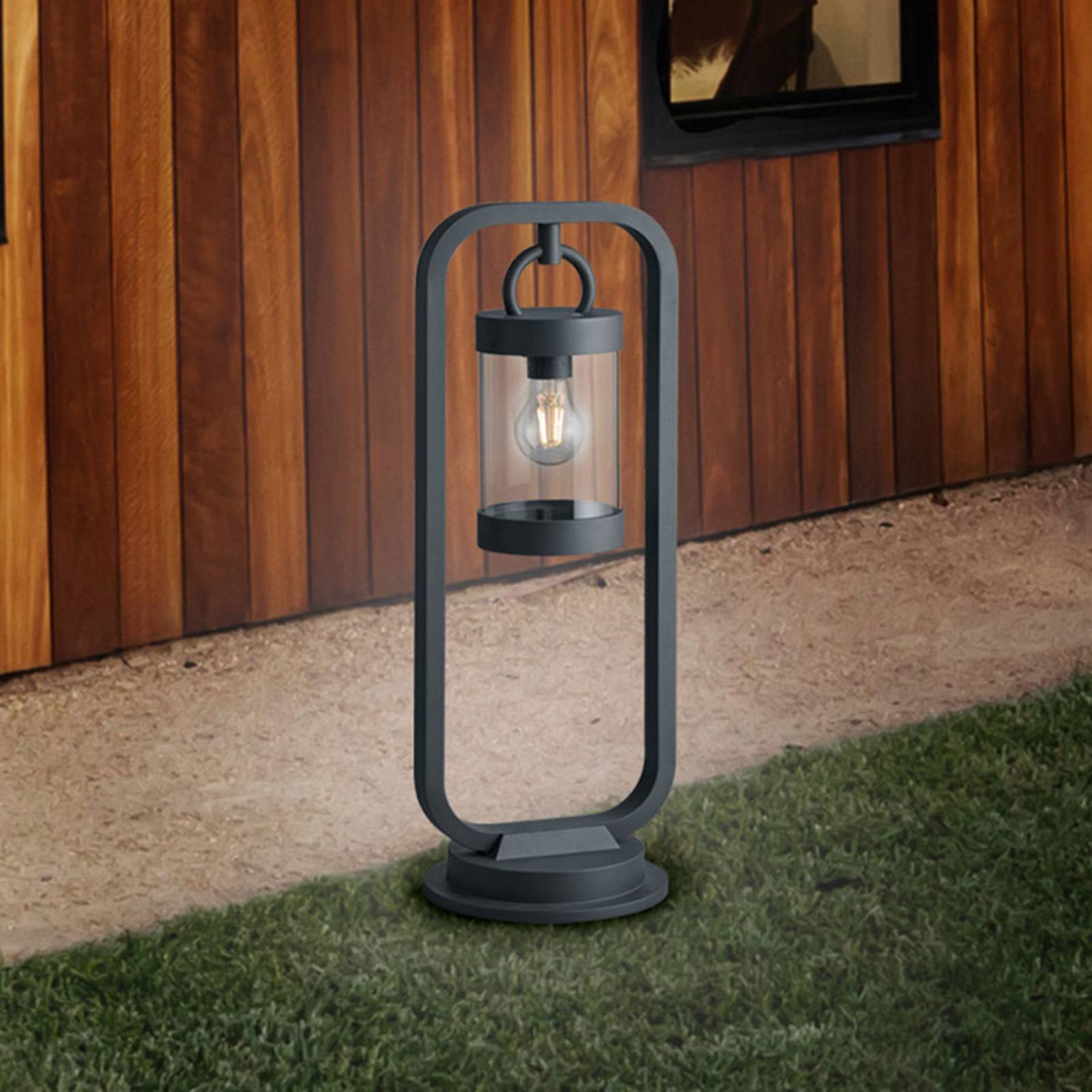 Trio Lighting Wegeleuchte Sambesi, schwarz, Aluminium, Modern, Außenleuchte