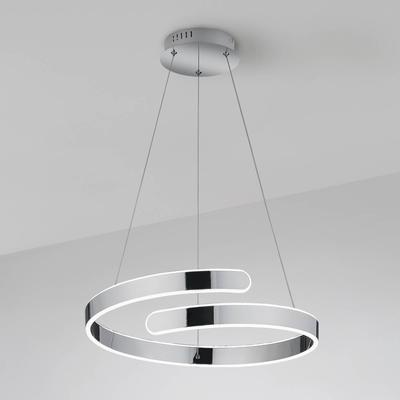 Reality Leuchten Hängelampe Parma, dimmbar, chrom / silber, für Wohn- / Esszimmer, Metall, Modern