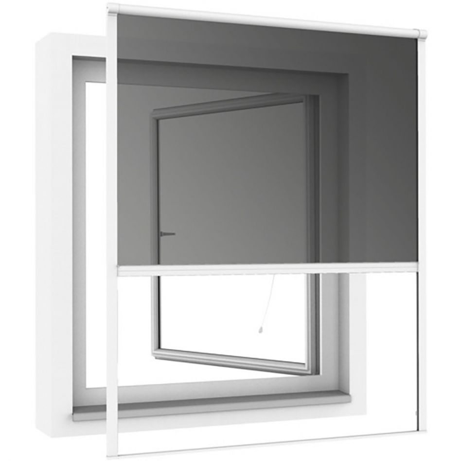 Windhager Insektenschutz COOL Einhängerollo Weiß, 100x160 cm Image