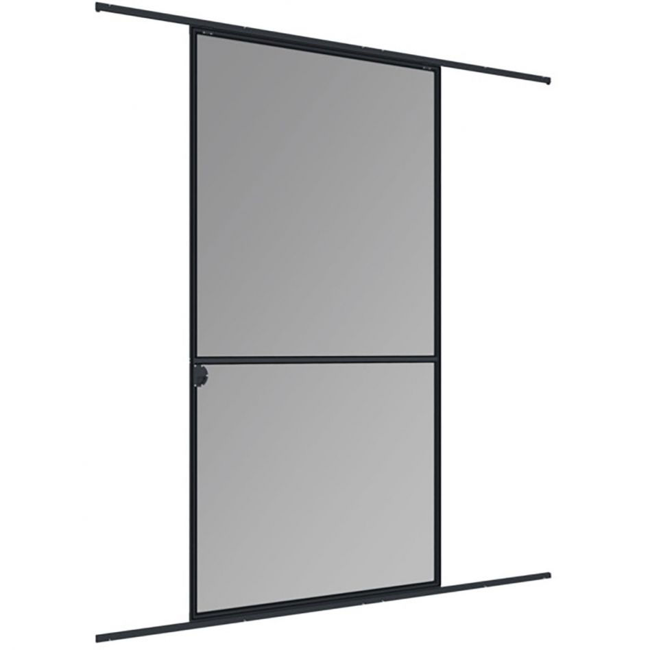 Windhager Insektenschutz Expert Schiebetür Fliegengitter 120x240 cm Anthrazit Image