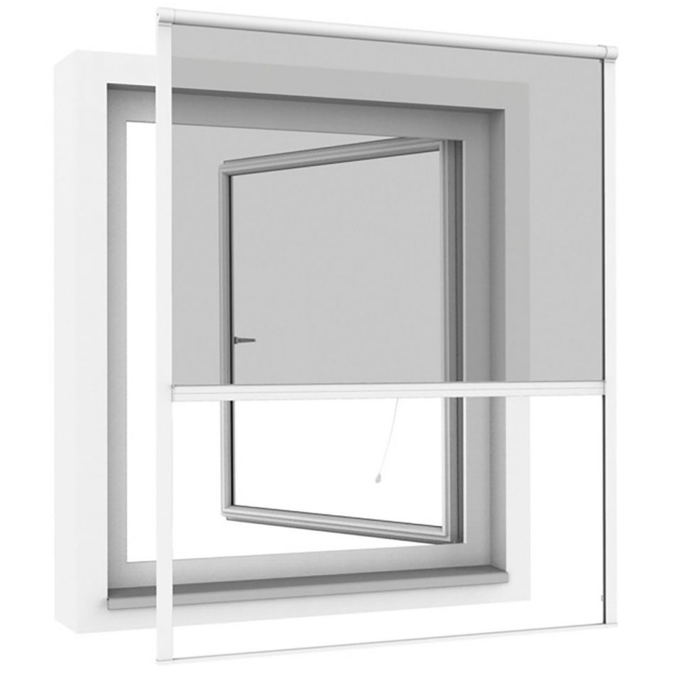 Windhager Insektenschutz Plus Einhängerollo Weiß, 100x160 cm Image