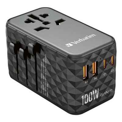 Verbatim Universal-Reiseadapter 5-in-1 »UTA-06 GaN III« 100 W