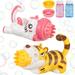 2PCS Bubble Machine for Kids Electric Bubble Maker Machine Toy for Boy Girl Summer Beach Outdoor Kids Toys