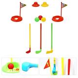 2 Sets Kids Golfs Plaything Sets Golfs Ball Game Sets Mini Golfs Game Sports Set