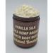 Vanilla Silk All Natural Shea Hemp Argan Whipped Body Butter with Colloidal Oatmeal