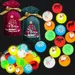 24pcs Bouncy Ballsï¼ŒChristmas Glow In The Dark Bouncy Balls Small Bouncy Balls Glowing Rubber Balls Birthday Party Favors Christmas Stocking Stuffers And Goodie Bag Fillers