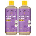 Alaffia Everyday Shea Body Wash Naturally Helps Moisturize And Cleanse Without Stripping Natural Oils With Fair Trade Shea Butter Neem And Coconut Oil Lavender 2 Pack - 16 Fl Oz Ea.