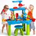 HONGGE Kids Sand Water Table for Toddlers 3-Tier Sand and Water Play Table Toys for Toddlers Kids Activity Sensory Tables Outside Beach Toys for Toddler Boys Girls Age 1-3 3-5 Gift