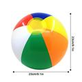 Rainbow Beach Balls Water Ball Inflatable Swimming Pool Toys for Summer Water Games Kids Birthday Party Supplies Combo Include Inflatable Beach Balls