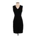 Banana Republic Cocktail Dress - Sheath: Black Solid Dresses - Women's Size 0