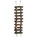 2 Count Parrot Ladder Toy Toys Wooden Playset Pet Training Bird Ladders Apple