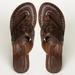 AD American Darling ADFTE104B Hand tooled carved genuine leather sandal footwear flip flop