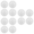 12 Pcs Indoor Soccer Ball Table Foosball Game Foosballs Replacement Balls Table Game Balls Table Footballs Table Soccer Supplies White Pvc Child