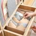 Holiday Savings! WJSXC Drawer Storage Organizer for Clothes & Underwear -Fabric Divider Baskets for Closet Dresser Makeup Bathroom - Organize Socks Bra Tie Diapers Blankets A