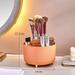 DanceeMangoo Makeup Brush Container 360Â° Rotatable Round Brush Holder Makeup Table Organizer Cosmetic Brush Organiser Storage for Makeup