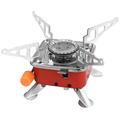 Outdoor Mini Stove Picnic Utensils Portable Camping Barbecue Griddle Grills Metal Burning