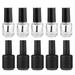 10pcs Durable Empty Bottles Nail Polish Bottles Nail Polish Dispenser Bottles