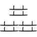 6 Pcs Acrylic Pen Holder Display Stand Pen Stand Makeup Brush Rack Acrylic Stationery Pen Holder