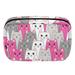 OWNTA Cute Cats Animal Pattern Cosmetic Storage Bag with Zipper - Lightweight Large Capacity Makeup Bag for Women - Includes Small Personalized Transparent Bag
