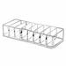 Kaloaede Data Cable Cosmetic Compartment Storage Box Lipstick Organize Desktop Shelf Clear Storage Bins for Clothes