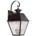 2 Light Outdoor Wall Lantern in Coastal Style 12 inches Wide By 23.5 inches High-Bronze Finish Bailey Street Home 218-Bel-1119428