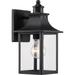 Quoizel CCR8406K Chancellor 1 Light 11 inch Mystic Black Outdoor Wall Lantern