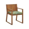 Chaise de jardin en bois solide vert
