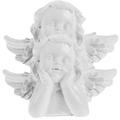 8 Pcs European Style Home Decor Angel Ornament with Wings Accents Knick Knacks Cake Decoration