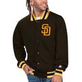 Men's Starter Brown San Diego Padres Secret Weapon Full-Snap Jacket