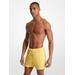 Michael Kors Striped Woven Swim Trunks Yellow M