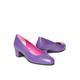Purple Block Heel Court Shoe Women's | Size 8 | Keel Moshulu