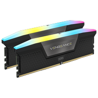 CORSAIR PC-Arbeitsspeicher VENGEANCE RGB DDR5 Memory Arbeitsspeicher Gr. 2 x 32 GB, schwarz Arbeitsspeicher