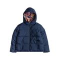 Daunenjacke ROXY "Start Me Up" Gr. 12(148-156cm), blau (mood indigo) Kinder Jacken Winterjacken