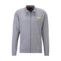 Sweatjacke HUGO UNDERWEAR "Linked Jacket Zip" Gr. XL (54), grau (medium grey 036) Herren Sweatjacken