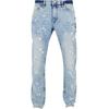 Bequeme Jeans SOUTHPOLE "Southpole Herren Stretch Signature Denim", Herren, Gr. 34/32, Länge 32, beige (leuchtendes sand splatter), 73% Baumwolle, 25% Polyester, 2% Elasthan, casual, Jeans