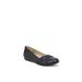 Wide Width Women's Incredible 2 Flat by LifeStride in Navy Faux Leather (Size 11 W)