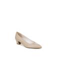 Wide Width Women's Minx Pump by LifeStride in Taupe Faux Leather (Size 9 W)