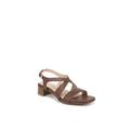 Women's Jordan Sandal by LifeStride in Brown Faux Leather (Size 9 1/2 M)