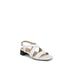 Women's Jordan Sandal by LifeStride in White Faux Leather (Size 5 M)