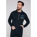 Sweatjacke CAMP DAVID Gr. M, blau Herren Sweatjacken