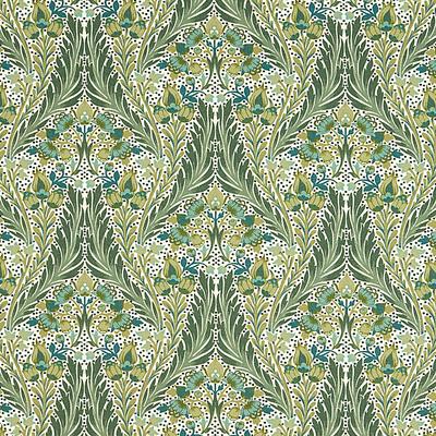 Evie Green Fabric by the Yard - Ballard Designs