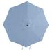 7.5' Round Patio Umbrella Replacement Canopy - Canvas Cornflower - Ballard Designs Canvas Cornflower - Ballard Designs