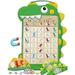 Potty Training Chart for Toddlers Boys & Girls - A Dinosaur Potty Chart with 35 Reusable Magnetic Dinosaur & Star Stickers for Kids Potty Training Reward 3 Instruction Steps & 2 Crown (Dinosaurs)