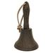 Wedding DÃ©cor Call Bell Desk Hand Ring Handheld Vintage Decor Ornament with Handle Iron