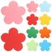 Flowers Hand Cut Colored Paper 10 Packs Decorative Cutouts Modeling Wall Living Room Decorations Kids Bedroom Child Office