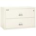 2 Drawer Lateral File 44 wide Ivory White