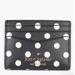 Kate Spade Bags | Kate Spade New York Polkadot Card Holder | Color: Black/White | Size: Os