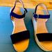 J. Crew Shoes | Brand New Suede Wedges | Color: Blue | Size: 8