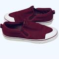 Adidas Shoes | Adidas Nizza Red Burgundy Slip On Sneakers Shoes Canvas Skater Comfort 10 | Color: Red | Size: 10